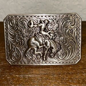 Vintage Nocona Buckles Cowboy Rodeo Bucking Bronco Belt Buckle